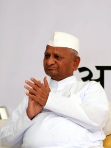 Anna Hazare at Jantar Mantar