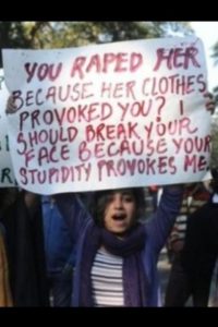 Anti-rape poster