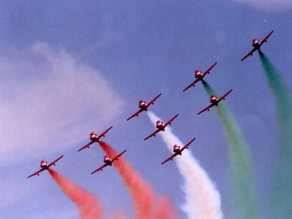 Indian Air Force tricolor formation