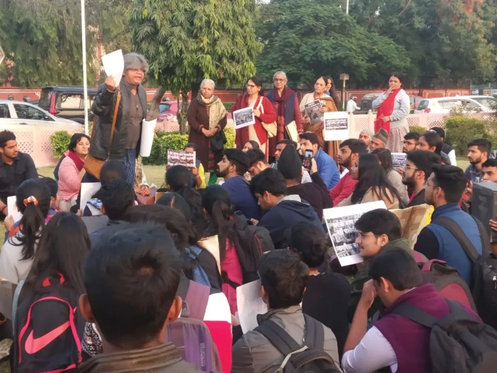 Human Rights Day observed on the streets of Jaipur protesting CAB and NRC 19