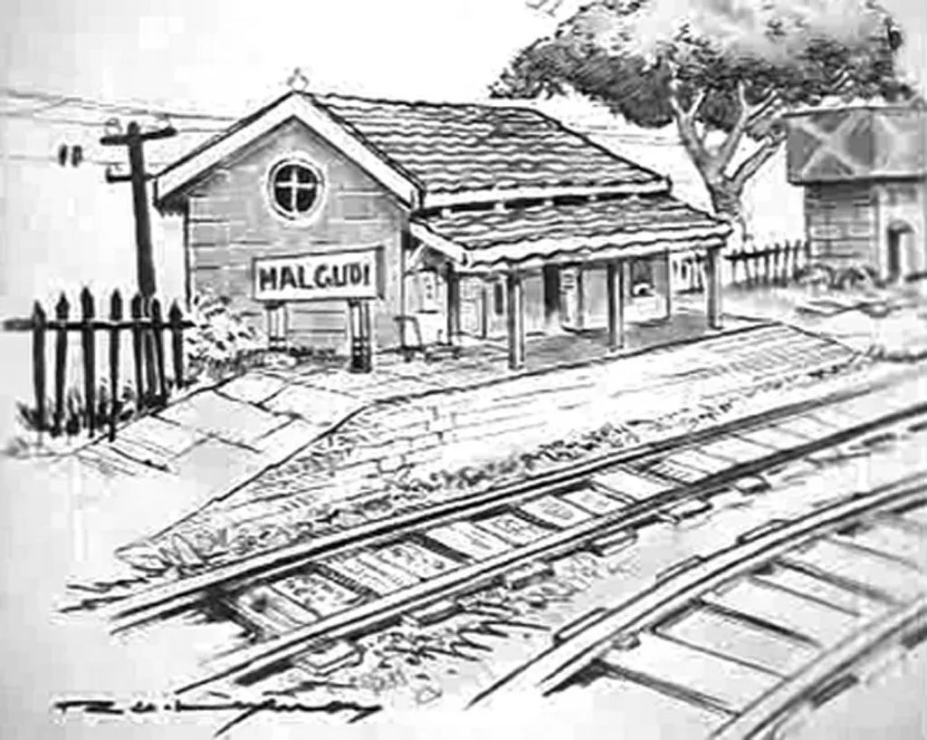 Malgudi days illustration