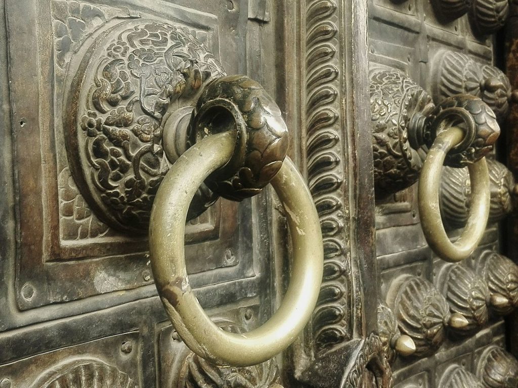 Detail of door of Patna Museum