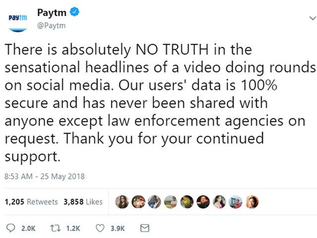 Economic Times deletes its coverage of the Cobrapost expose of PayTM 3