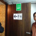1 False Fire Exit sign no 2 -- Golden Chariot