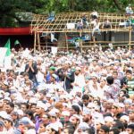 Muslims protest Assam riots at Azad Maidan