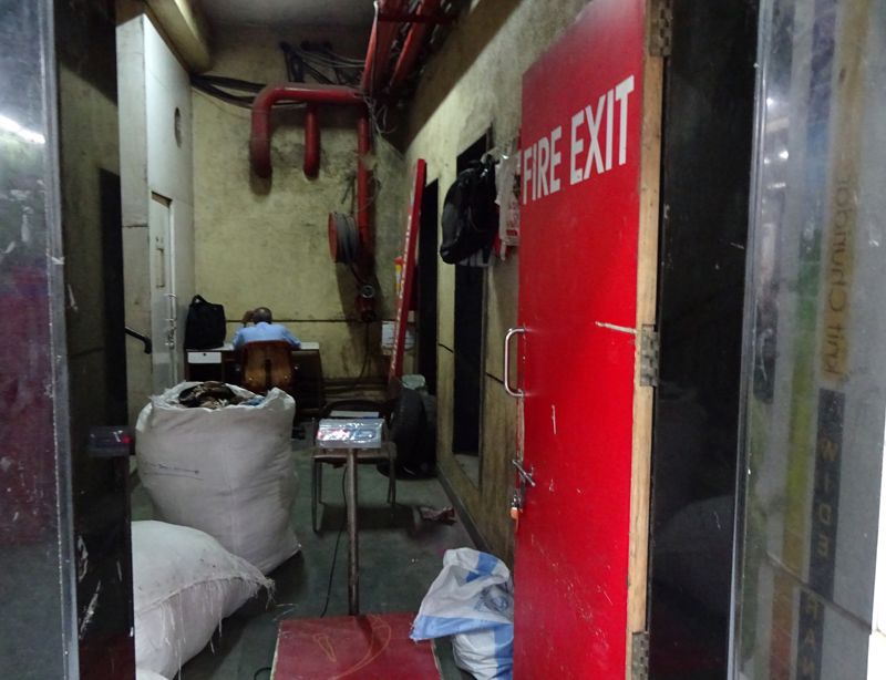 7 What lies inside Big Bazaar's fire exit