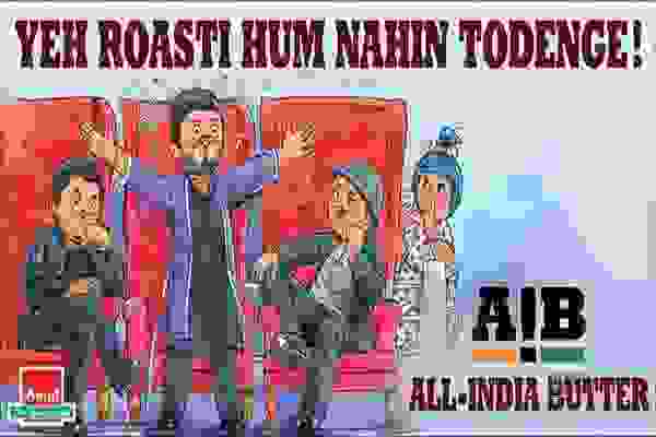 Amul butter cartoon supporting AIB