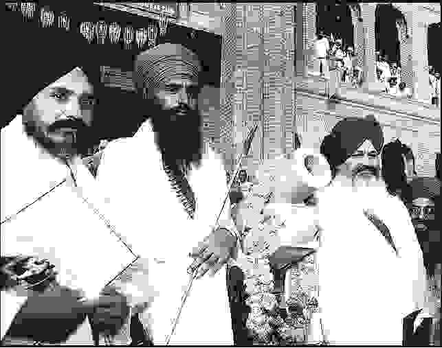 Sant Jarnail Singh Bhindranwale and Sant Harcharan Singh Longowal