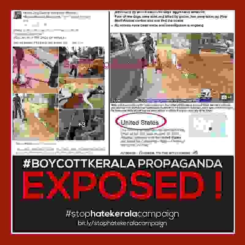 Fake propaganda images used against kerala government