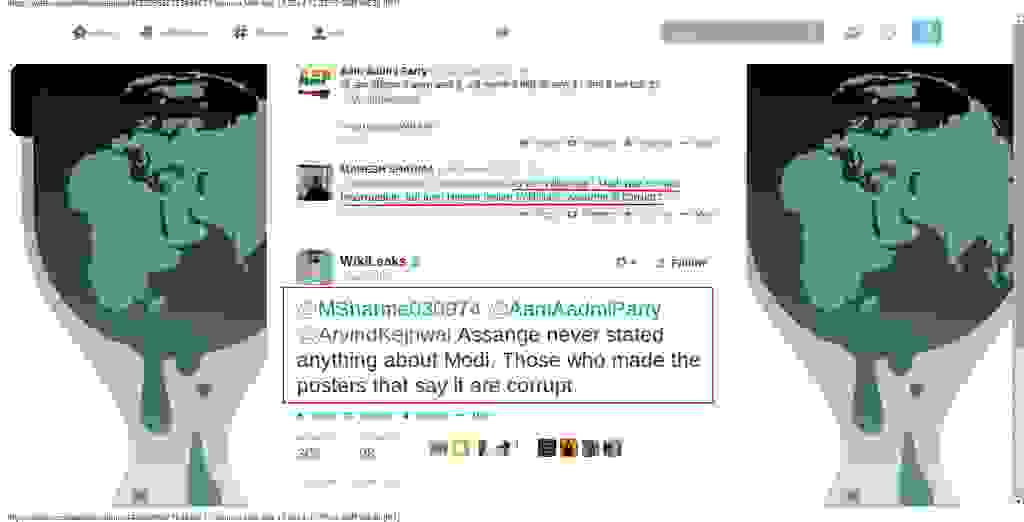 Wikileaks burst Modi's claim of incorruptible