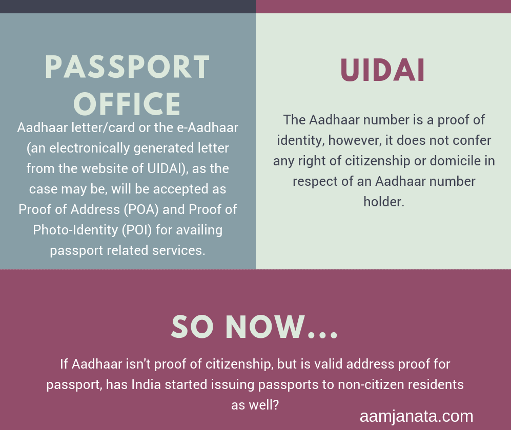 Aadhaar as a backdoor to Indian citizenship