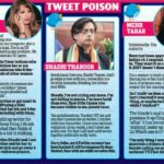 tweets by late sunanda tharoor, shashi tharoor and meher tarar